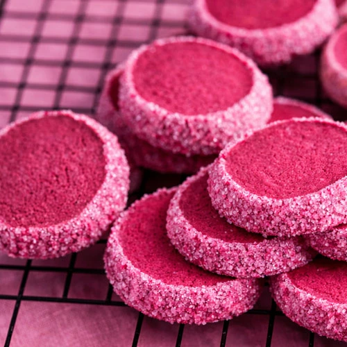 Biscuit diamant fraise