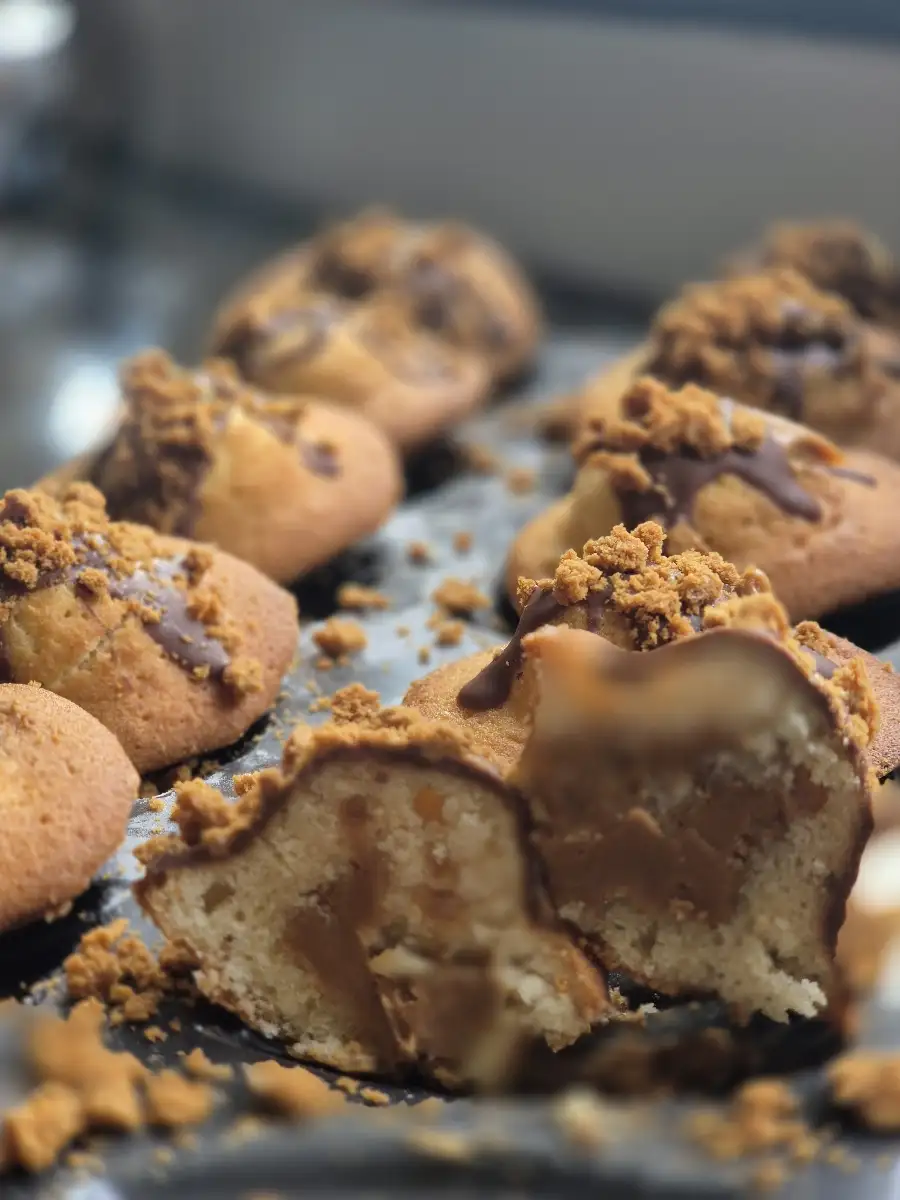 Madeleine gourmande " La spécu-Crunch "